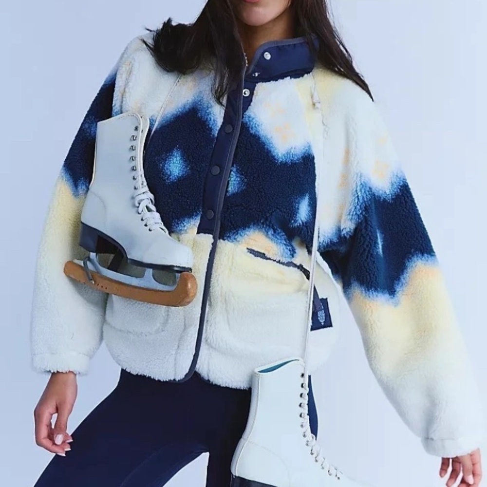 NWT Free People Movement Hit The Slopes Fleece Jacket -‎ Small